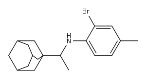 N-[1-(adamantan-1-yl)ethyl]-2-bromo-4-methylaniline