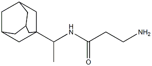 N-[1-(adamantan-1-yl)ethyl]-3-aminopropanamide Struktur