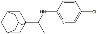 N-[1-(adamantan-1-yl)ethyl]-5-chloropyridin-2-amine Struktur