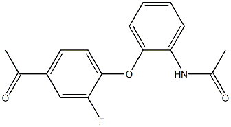 N-[2-(4-acetyl-2-fluorophenoxy)phenyl]acetamide