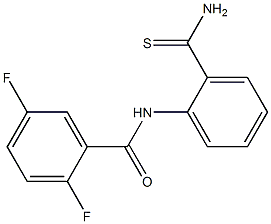 N-[2-(aminocarbonothioyl)phenyl]-2,5-difluorobenzamide