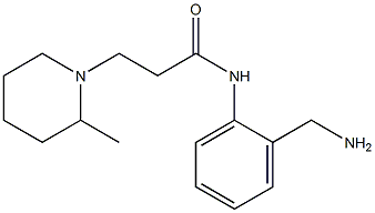 N-[2-(aminomethyl)phenyl]-3-(2-methylpiperidin-1-yl)propanamide