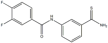 N-[3-(aminocarbonothioyl)phenyl]-3,4-difluorobenzamide