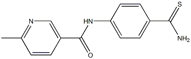 N-[4-(aminocarbonothioyl)phenyl]-6-methylnicotinamide