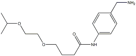 N-[4-(aminomethyl)phenyl]-4-[2-(propan-2-yloxy)ethoxy]butanamide