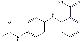 N-{4-[(2-carbamothioylphenyl)amino]phenyl}acetamide Struktur