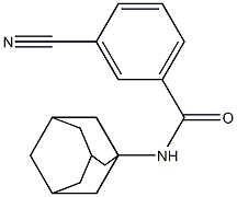 N-1-adamantyl-3-cyanobenzamide Structure