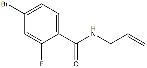 N-allyl-4-bromo-2-fluorobenzamide Structure