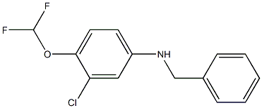 N-benzyl-3-chloro-4-(difluoromethoxy)aniline