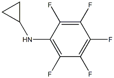 N-cyclopropyl-2,3,4,5,6-pentafluoroaniline Structure