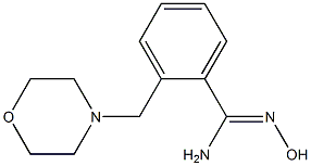 N'-hydroxy-2-(morpholin-4-ylmethyl)benzenecarboximidamide Structure