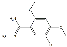 N'-hydroxy-2,4,5-trimethoxybenzenecarboximidamide Structure