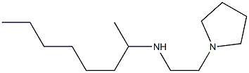 octan-2-yl[2-(pyrrolidin-1-yl)ethyl]amine Struktur