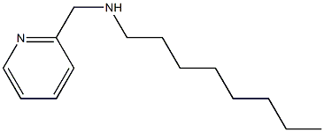 octyl(pyridin-2-ylmethyl)amine Structure