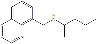 pentan-2-yl(quinolin-8-ylmethyl)amine Struktur