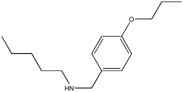 pentyl[(4-propoxyphenyl)methyl]amine Structure