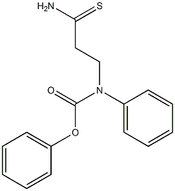 phenyl N-(2-carbamothioylethyl)-N-phenylcarbamate