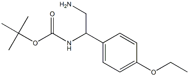 tert-butyl 2-amino-1-(4-ethoxyphenyl)ethylcarbamate