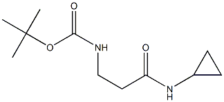 tert-butyl 3-(cyclopropylamino)-3-oxopropylcarbamate