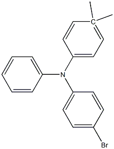 4-Bromophenyl-4,4-dimethyldiphenylamine Structure