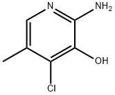 3-Pyridinol,  2-amino-4-chloro-5-methyl- Structure