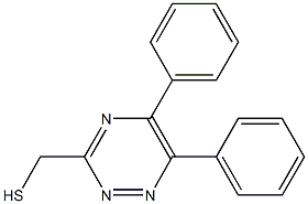 (5,6-diphenyl-1,2,4-triazin-3-yl)methyl hydrosulfide Structure