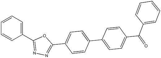 phenyl[4'-(5-phenyl-1,3,4-oxadiazol-2-yl)[1,1'-biphenyl]-4-yl]methanone