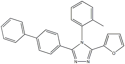 3-[1,1'-biphenyl]-4-yl-5-(2-furyl)-4-(2-methylphenyl)-4H-1,2,4-triazole