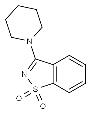 3-(1-piperidinyl)-1,2-benzisothiazole 1,1-dioxide