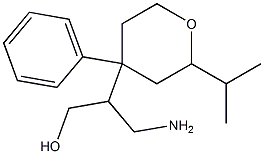 3-amino-2-(2-isopropyl-4-phenyltetrahydro-2H-pyran-4-yl)-1-propanol Structure