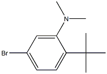 5-bromo-2-tert-butyl-N,N-dimethylaniline Structure