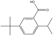 5-tert-butyl-2-isopropylbenzoic acid Structure