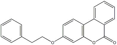 3-(2-phenylethoxy)-6H-benzo[c]chromen-6-one Structure