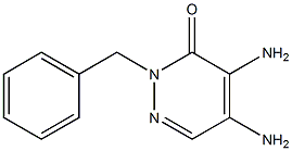 4,5-diamino-2-benzyl-3(2H)-pyridazinone Structure