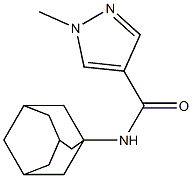N-(1-adamantyl)-1-methyl-1H-pyrazole-4-carboxamide Structure