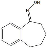 6,7,8,9-tetrahydro-5H-benzo[a]cyclohepten-5-one oxime Struktur
