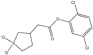 2,5-dichlorophenyl (1,1-dioxidotetrahydro-3-thienyl)acetate Structure