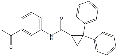 N-(3-acetylphenyl)-2,2-diphenylcyclopropanecarboxamide