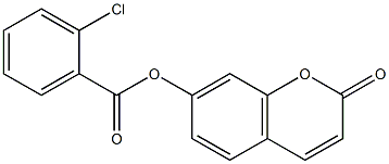 2-oxo-2H-chromen-7-yl 2-chlorobenzoate