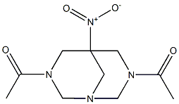 3,7-diacetyl-5-nitro-1,3,7-triazabicyclo[3.3.1]nonane Structure