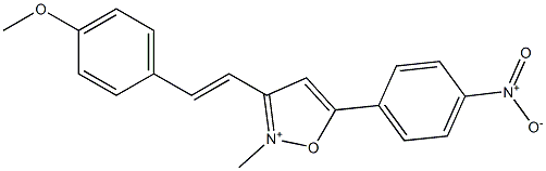 3-[2-(4-methoxyphenyl)vinyl]-2-methyl-5-(4-nitrophenyl)isoxazol-2-ium