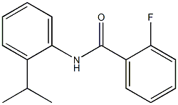 2-fluoro-N-(2-isopropylphenyl)benzamide Structure