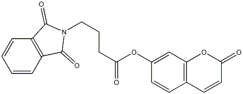 2-oxo-2H-chromen-7-yl 4-(1,3-dioxo-1,3-dihydro-2H-isoindol-2-yl)butanoate