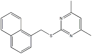 4,6-dimethyl-2-pyrimidinyl 1-naphthylmethyl sulfide