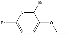 2,6-dibromopyridin-3-yl ethyl ether Struktur