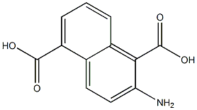2-Amino-1,5-naphthalenedicarboxylic acid Structure