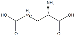 L-Glutamic  acid-4-13C Struktur