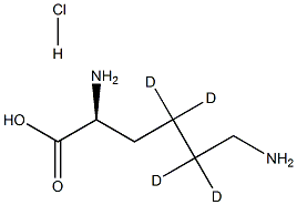 L-Lysine-4,4,5,5-d4  hydrochloride Struktur