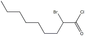 2-BROMONONANOYL CHLORIDE Struktur