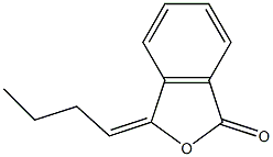 3-BUTYLIDENEPHTALIDE 化学構造式